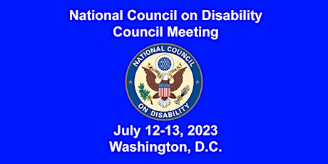Image principale de NCD Council Meeting July 12-13, Washington, DC