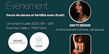Hauptbild für Cours de danse et fertilité avec Anath