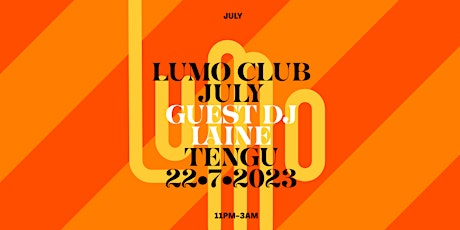Lumo Club July with guest LAINE  primärbild