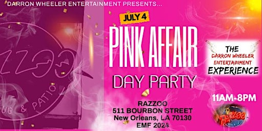 Imagen principal de THE PINK Affair Breast Cancer Event 4th of July Weekend 2024