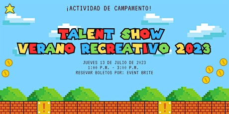 Talent Show Verano Recreativo 2023 primary image