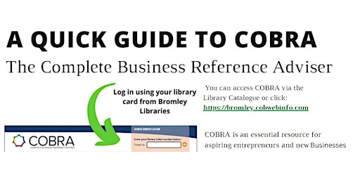 Start Up Bromley: Quick Guide to COBRA primary image