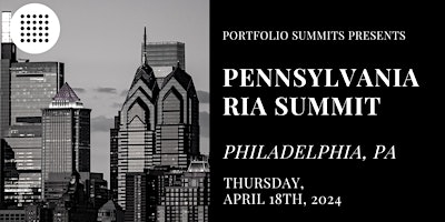 Primaire afbeelding van Pennsylvania RIA Summit