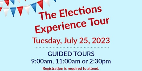 Hauptbild für The Elections Experience Tour (Guided Tour)