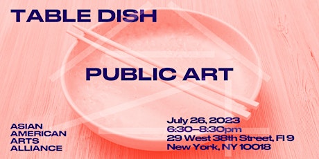 Imagem principal do evento Table Dish: Public Art