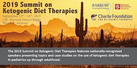 2019 Summit on Ketogenic Diet Therapies primary image