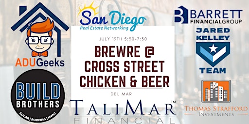 BrewRE at Cross Street Chicken & Beer! San Diegos Best Networking Event! primary image