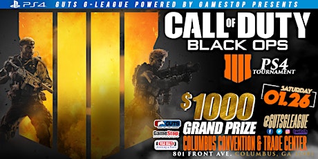 $1000 PS4 Call Of Duty: Black Ops 4 Tournament primary image