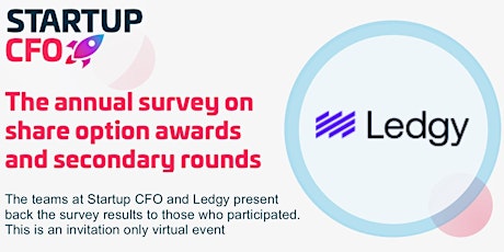 Startup CFO and Ledgy present Share Options and Secondaries survey results primary image