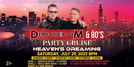 Hauptbild für Depeche Mode & 80's Party Cruise - Heaven's Dreaming