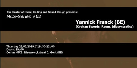 Primaire afbeelding van MCS Series #02: Yannick Franck
