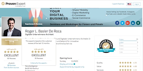 Coaching: Social Media - E-Commerce - SEO - Personalbrand - Digitalisierung primary image