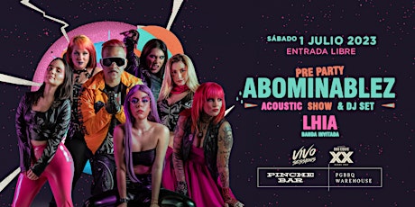 Imagen principal de ABOMINABLEZ Free PRE-PARTY