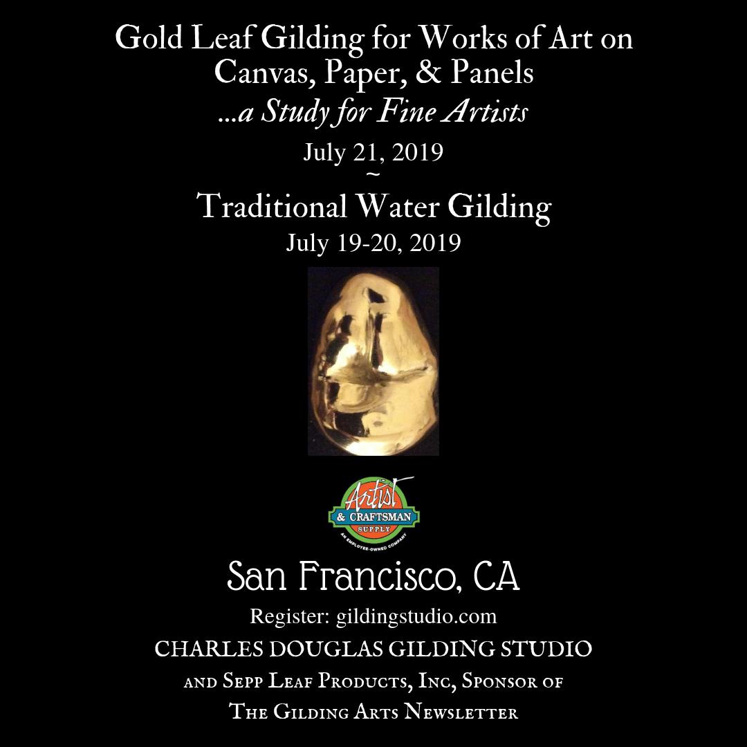 Traditional Water Gilding Class (San Francisco, Artist & Craftsman)