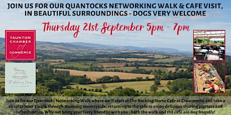 Beautiful Quantocks Networking Walk & Cafe Visit - dogs very welcome primary image