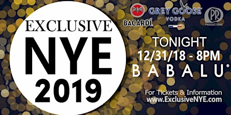 NEW YEARS 2019 BASH EXCLUSIVE @ BABALU - Atlanta