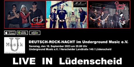Hauptbild für Underground Musik e.V. präsentiert Deutschrock