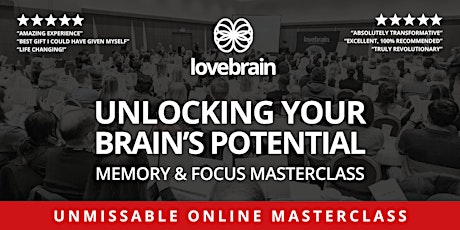 Online Memory Masterclass On How to Unlock Your Brain’s Potential