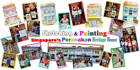 Guided Sketching/Painting & Learn about Singapore's Peranakan HeritageHouse primary image