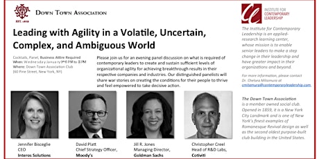 Leading with Agility in a Volitile, Uncertain, Complex, & Ambiguous World primary image