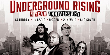 Underground Rising 4 Year Anniversary Show primary image