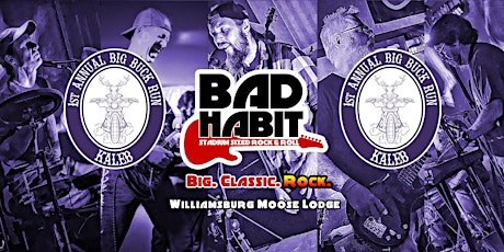 Bad Habit ROCKS Deer vs. Motorcycle Benefit primary image