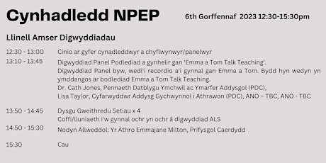 Cynhadledd NPEP / NPEP Conference primary image