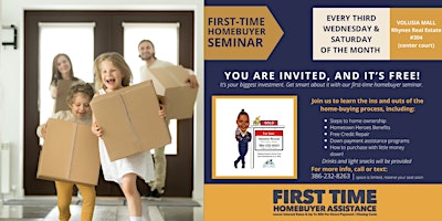 Imagem principal do evento First Time Homebuyer Seminar