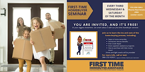 Image principale de First Time Homebuyer Seminar