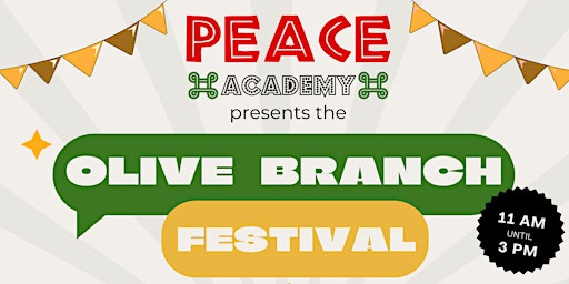 Imagem principal do evento 2024 PEACE Academy - Olive Branch Festival