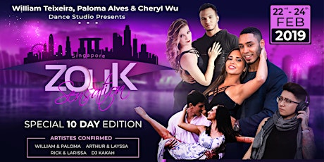 Zouk Sensation 2019 - 10 Days of Zouk in Singapore! primary image