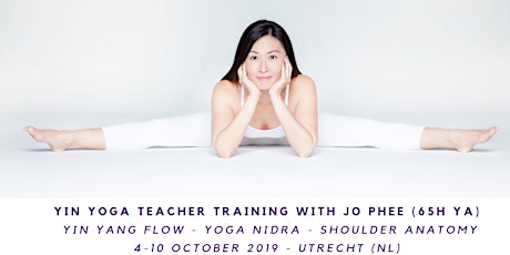 Primaire afbeelding van Yin Yoga Teacher Training with Jo Phee (65h yA) Yang flow - Yoga nidra- Anatomy
