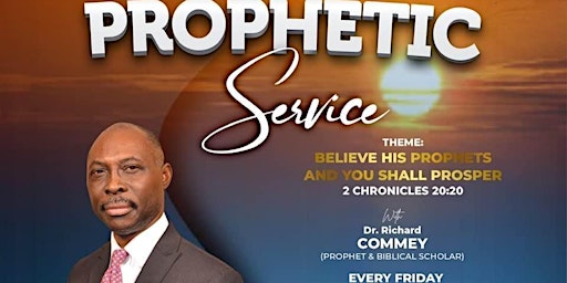 Hauptbild für PROPHETIC CONFERENCE - BIBLE TEACHING, PERSONAL PROPHECY  AND PRAYERS