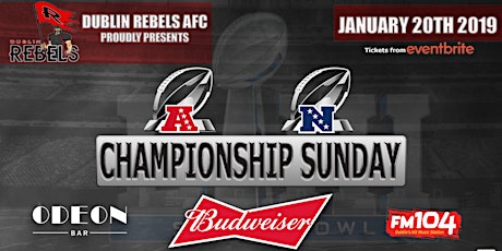 Dublin Rebels AFC & NFC Championship Sunday Party 2019 primary image