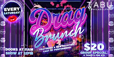 Primaire afbeelding van TABU DRAG BRUNCH