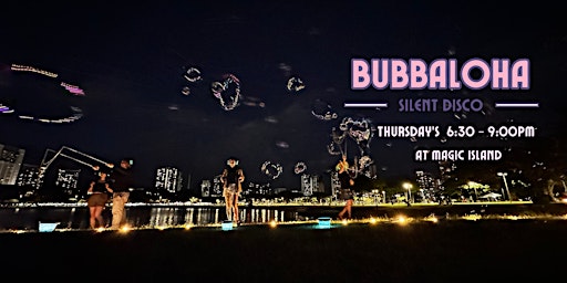 Imagem principal do evento Giant Bubble Sunset Silent Disco