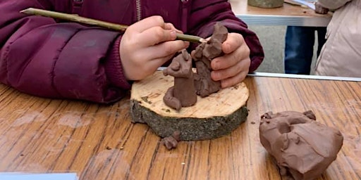 Immagine principale di Make a Rustic Pencil, Wooden Whistle and  Clay Creature 