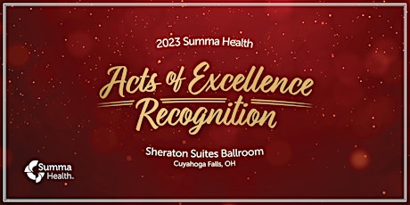 2023 Summa Health Acts of Excellence Recognition primary image