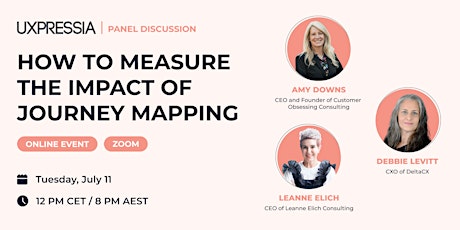 Imagen principal de Panel Discussion: How to Measure the Impact of Journey Mapping