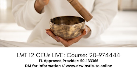 Imagen principal de Singing Bowls Therapy // Energy Healing Course   20-974444 //  CEUS Live