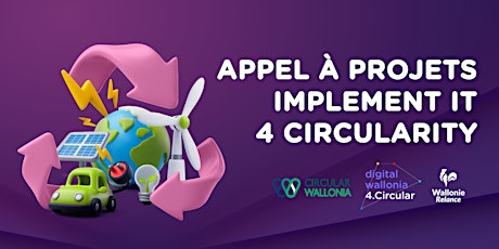 Imagen principal de 2ème appel à projets Implement IT 4 Circularity