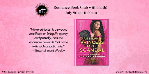 An Island Princess Starts a Scandal Book Club w/ Faith primary image