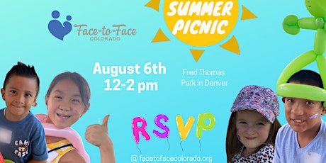 Primaire afbeelding van 2023 Face-To-Face Colorado Summer Picnic