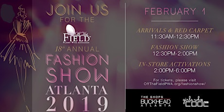 Off The Field Players' Wives Fashion Show Super Bowl Weekend 2019 primary image