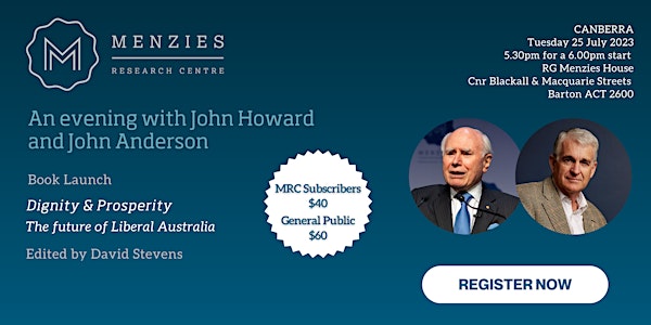 An evening with John Howard and John Anderson