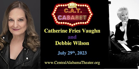 Image principale de CAT CABARET, 10th  Anniversary, w/ Catherine Fries Vaughn & Debbie Wilson!