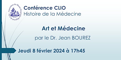 Image principale de Conférence CLIO : Art et Médecine