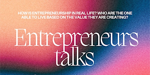 Imagem principal de Entrepreneurs talks.