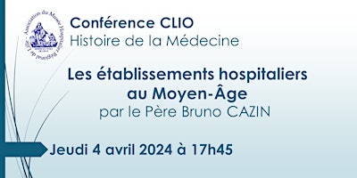 Conférence CLIO : Les établissements hospitalier