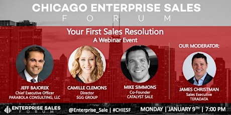 Your First Sales Resolution - A Webinar Event primary image
